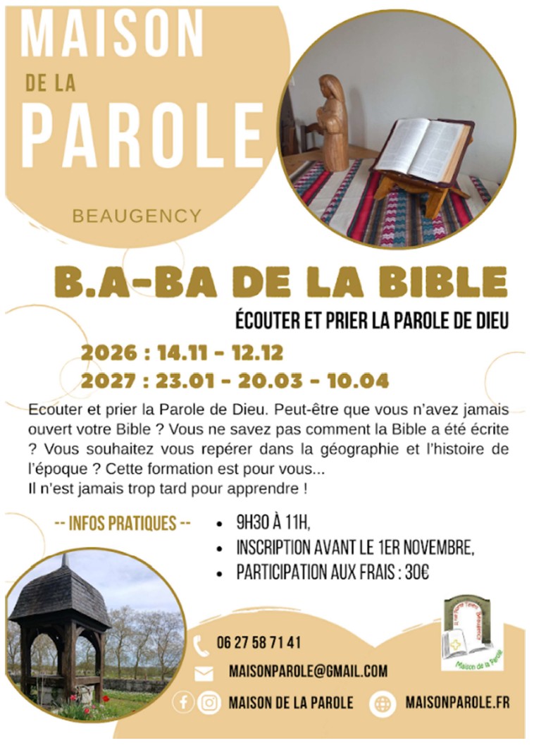 B A BA de la bible