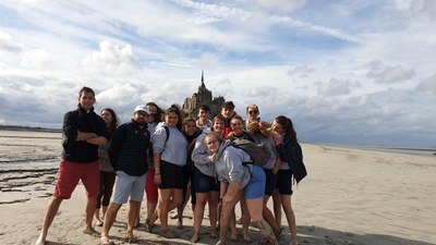 groupe sur la plage